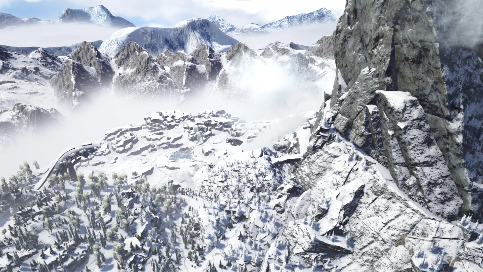 Blizzard Peak sur Genesis Part 1, image issue d'ARK Wiki